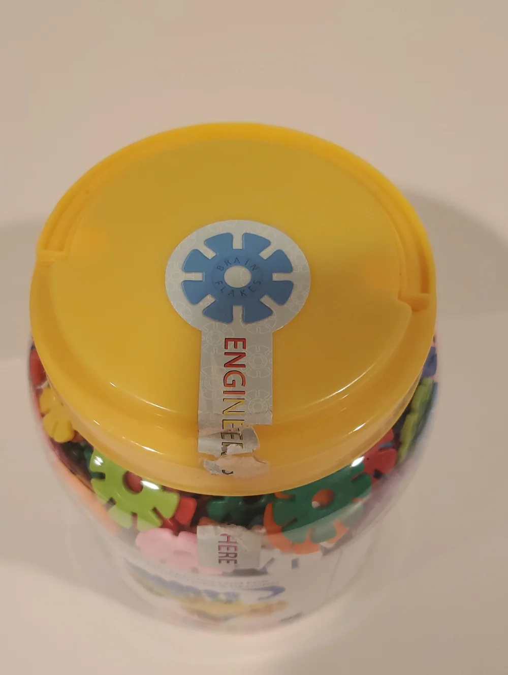 BrainFlakes Kids Construction Discs - Multicolor Used Preowned Good Condition